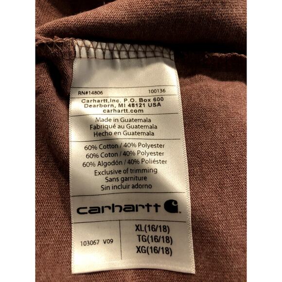 Carhartt Original Fit Womens Tshirt - Picture 9 of 10
